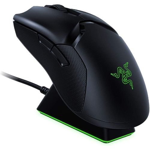 Viper Souris De Jeu Sans Fil Hyperspeed Et Station De Charge Rvb Boutons Plus Rapides - Capteur Optique 20K Dpi - Éclairage Chroma - 8 Boutons Programmables - Batterie De Jeu 70H