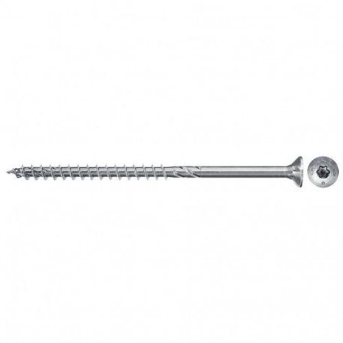 Vis Bois Agglomr Fpf Ii Ctp Tte Fraise | Zingue Blanche 200 Pices L : 80 Mm ? 4,5 Mm