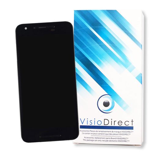 Visiodirect Ecran Complet Pour Nexus 5x H790 H791 H798 Noir Tlphone Portable Vitre Tactile + cran Lcd Sur Chassis
