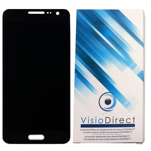 Visiodirect Ecran Complet Pour Samsung Galaxy A3 Sm-A300f Noir Vitre Tactile + Ecran Lcd
