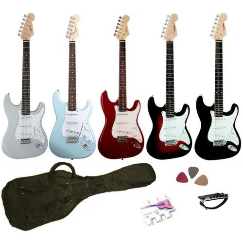 Vision St5 Guitare Electrique Strato Avec accessoires 5 coloris aux