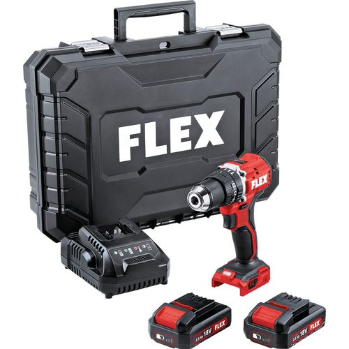 Visseuse/Perceuse Flex Pd 2g 18.0-Ec - Sans Fil - 18 V - 2 Vitesses - Mandrin  Serrage Rapide - Professionnelle