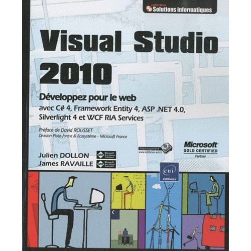 Visual Studio 2010 - Dveloppez Pour Le Web   de Dollon Julien  Format Broch 