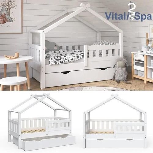 Vitalispa Lit Pour Enfant Design, Lit Pour Bb, Lit Pour Adolescent, Tiroirs, Sommier  Lattes