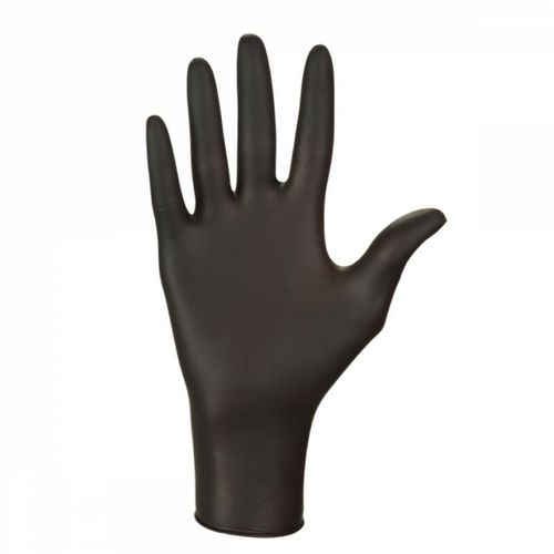 Vivezen - Boite De 100 Gants En Nitrile Jetables - Non Poudrs - Taille Xl - Noir