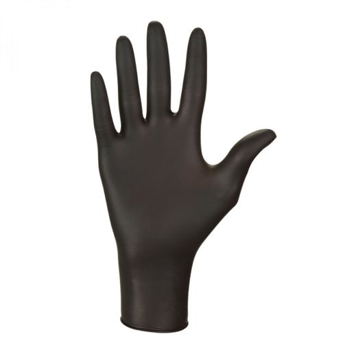 Vivezen - Lot De 5 Boites De 100 Gants En Nitrile Jetables - Non Poudrs - Taille S - Noir