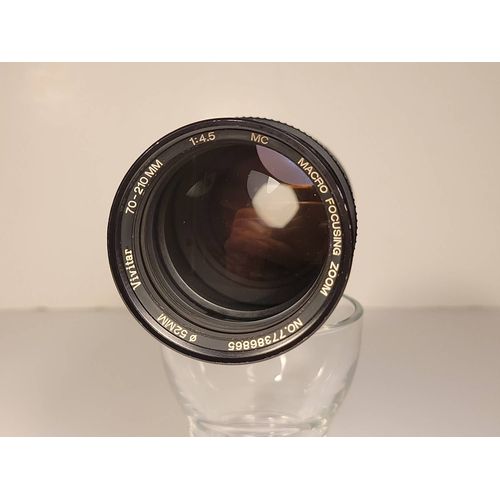 Vivitar 70-210mm 1:4.5 MC Macro Focusing Zoom - Monture Minolta SR MD MC