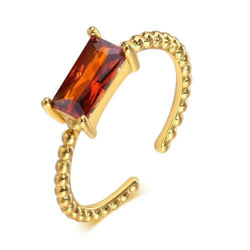 Vnox-Bagues En Pierre Carres Colores Pour Femmes, Bijoux De Fte Chics, Ultorsade En Mtal Pour Document Dor, Bague Jofinger