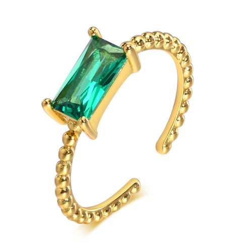 Vnox-Bagues En Pierre Carres Colores Pour Femmes, Bijoux De Fte Chics, Ultorsade En Mtal Pour Document Dor, Bague Jofinger