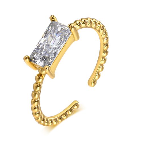 Vnox-Bagues En Pierre Carres Colores Pour Femmes, Bijoux De Fte Chics, Ultorsade En Mtal Pour Document Dor, Bague Jofinger
