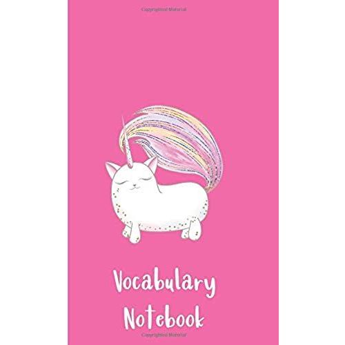 Vocabulary Notebook: Colorful Notebook With 2 Column Pages   de Notebook, R & H  Format Broch 