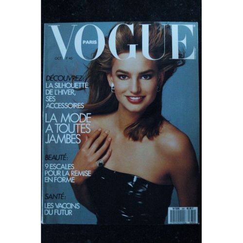 Vogue 680 1987 10 - Lori Koebernick - La Mode  Toutes Jambes - Mondino - H Newton - Charles Jourdan - Glucksmann - 362 Pages