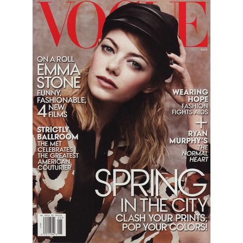 Vogue (Edition Usa) / 05-2014 N5 : Emma Stone (9p) - James Blake By Mario Testino (9p)
