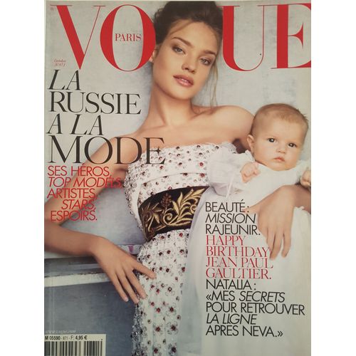 Vogue N 871 - La Russie  La Mode - Hros - Top Models- Artistes - Stars - Natalia Vodianova