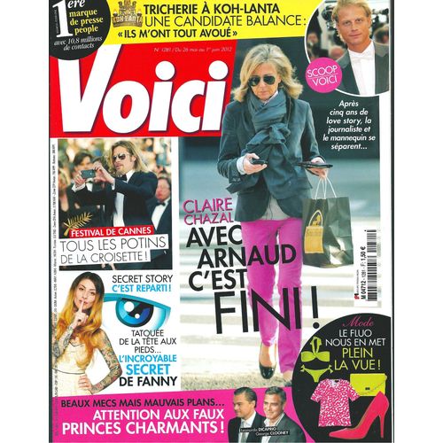Voici 0.001281 Claire Chazal (Avec Arnaud Lemaitre C'est Fini ?) (Scoop) Cannes 2012