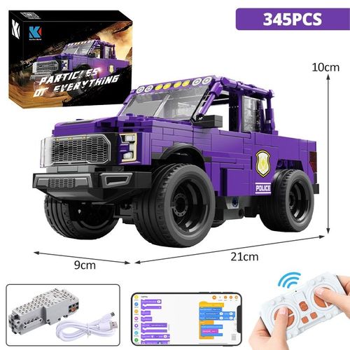 Voiture Avec Bote - Blocs De Construction De Voiture De Course Tout-Terrain, Programmation  Distance Par Application, Vhicule Rc Technique, Camion Moc, Briques, Jouets Cadeaux