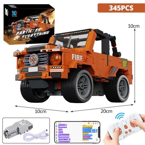 Voiture Avec Bote - Blocs De Construction De Voiture De Course Tout-Terrain, Programmation  Distance Par Application, Vhicule Rc Technique, Camion Moc, Briques, Jouets Cadeaux