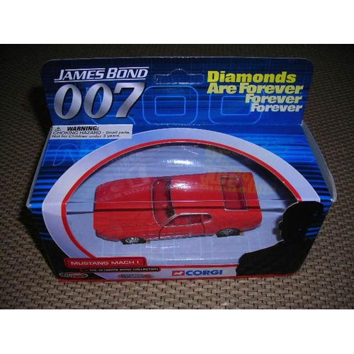 Voiture Collection Mtal James Bond 007 Corgi Modle Mustang Mach 1 Ty 02102 Du Film  Diamonds Are Forever 