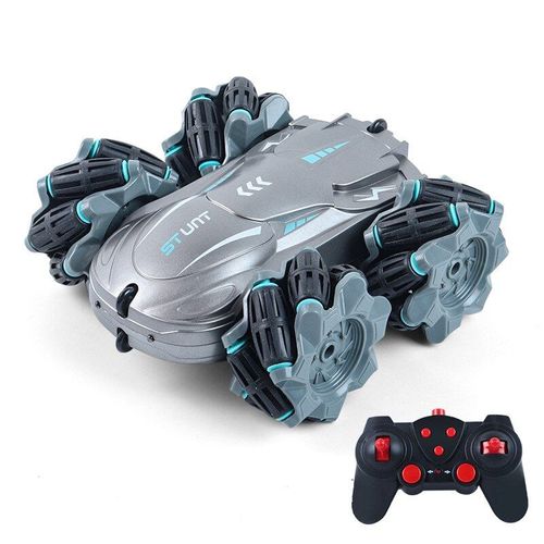Voiture De Cascade Double Face Tlcommande 4wd, 2.4g, Vhicule  Roulettes, Rotation De 360 Degrs, Robot, Jouets Pour Enfants
