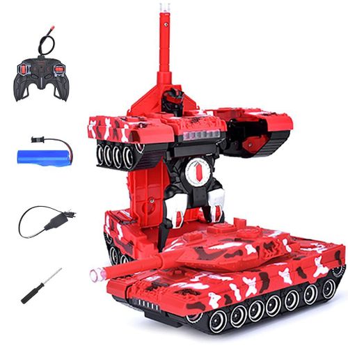 Voiture De Cascade Radiocommande Pour Enfant, Jouet Dformable, Robot De Char De Simulation, Tlcommande Transfrontalire, Ensemble Cadeau