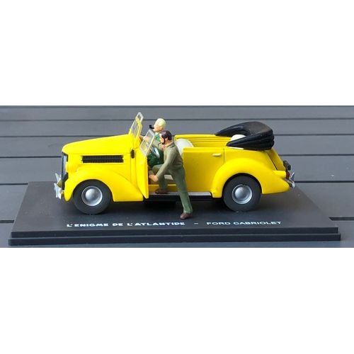 Voiture L'Enigme De L'Atlantide Ford Cabriolet, Blake Et Mortimer, Bd, Bande Dessine, Jacobs