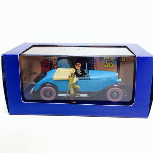 Voiture Miniature Tintin- La Decapotable Du Lotus Bleu