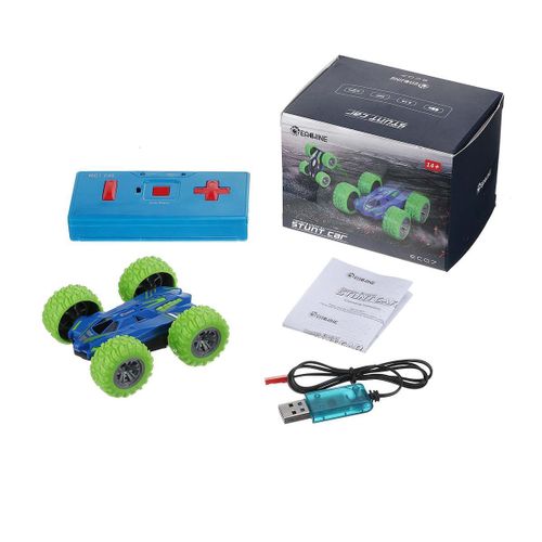 Voiture Rc 2.4g 4ch 360 Rotative Pour Enfants, Tlcommande Pour Cascade, Drive, Dformation, Chenille De Roche, Rouleau  Bascule, Robot, Jouet Auto, Cadeau De Nol