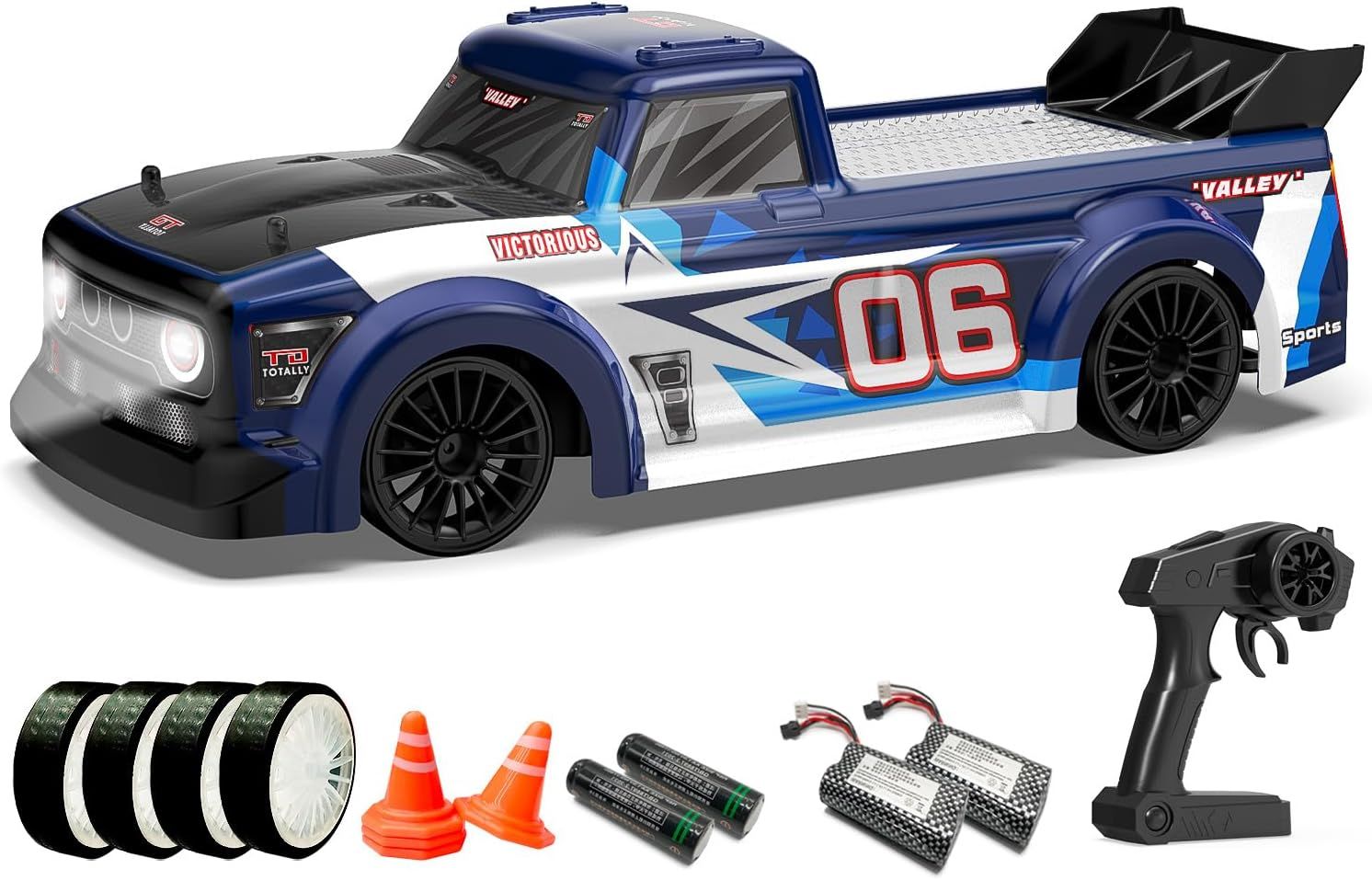 Voiture Tlcommande,1/14 Jouet Enfant 3 4 5 6 7 8 Ans,Voiture De Course Radiocommande Avec Led Lumire Voiture Tlguide Rc Drift Cars Cadeau Garons Filles Jeu Intrieur Extrieur