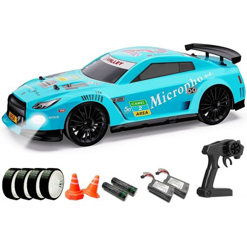Voiture Tlcommande,1/14 Jouet Enfant 3 4 5 6 7 8 Ans,Voiture De Course Radiocommande Avec Led Lumire Voiture Tlguide Rc Drift Cars Cadeau Garons Filles Jeu Intrieur Extrieur