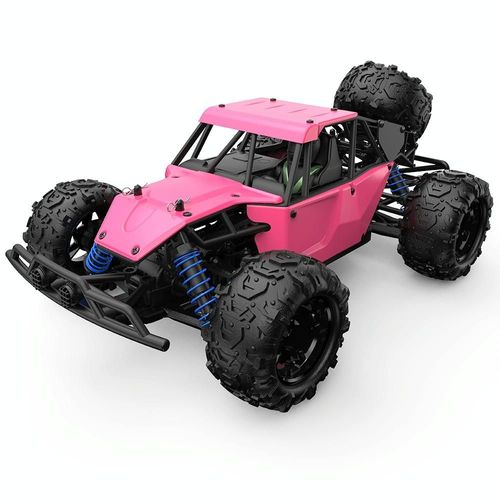 Voiture Tlcommande 4WD Haute Vitesse 40km/h Batterie Longue Dure 80m Porte Rose YONIS