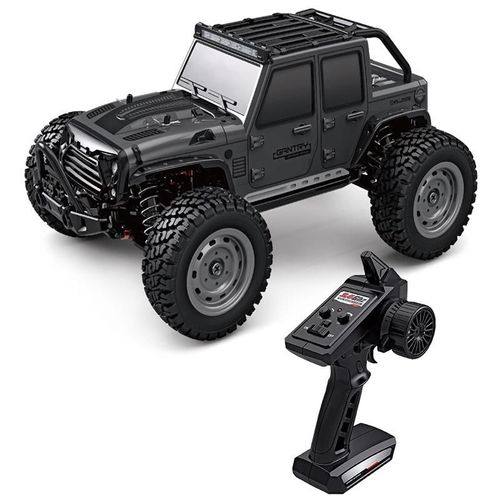 Voiture Tlcommande 4WD Tout-Terrain Rapide Avec LED Et Batterie Puissante Gris YONIS