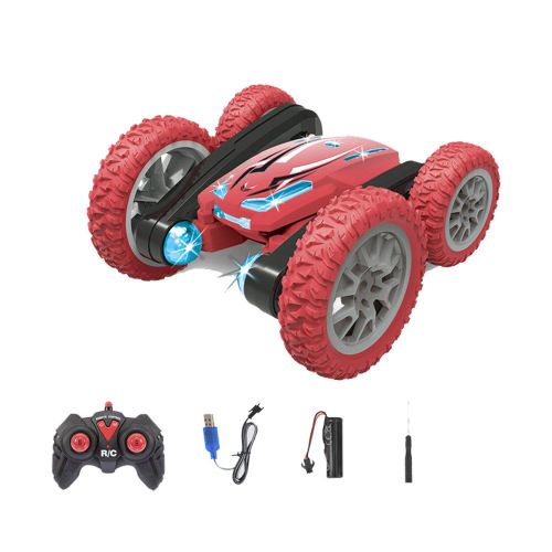 Voiture Tlcommande Double Face, 2.4g, Rotation De 360 Degrs, Robot Tlcommand, Rouleau De 360 Degrs