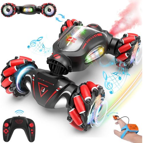 Voiture Tlcommande Jouet Garon 6 7 8 9 10 11 12 Ans,Voiture Tlcommande Main Voiture De Course Cadeau  Partir De 6 12 Ans Jouet Garon Fille Enfant,Voiture Rc Avec Spray Lumire Led
