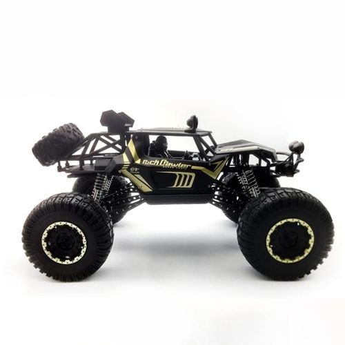 Voiture Tlcommande Tout-Terrain Grande Taille 1:8 Or Puissante Et Rapide Noir YONIS