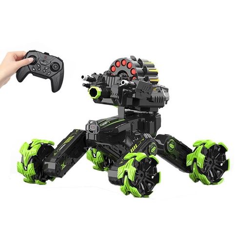 Voiture Tlcommande Ultra Rapide Avec Effets Spciaux Et Commande Gestuelle Vert YONIS
