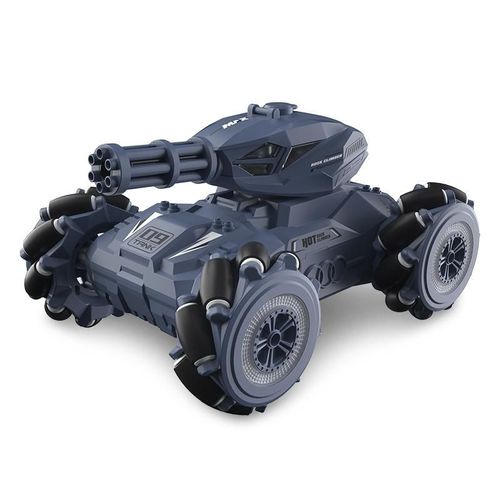 Voiture Tlcommande Verte Avec Roues Universelles Et Bombes D'Eau Explosives Bleu YONIS