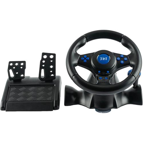 Volant De Jeu Avec Pdales Et Palettes De Changement De Vitesse Usb Rotatif  180 Degrs Volant De Course Pour Switch/Xbox 360 A