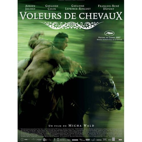Voleurs De Chevaux - Vritable Affiche De Cinma Plie - Format 120x160 Cm - De Micha Wald Avec Adrien Jolivet, Grgoire Colin, Franois-Ren Dupont - 2007