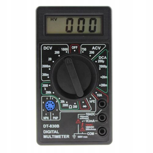 Voltmtre Numrique Lcd Multifonction Dt-830b