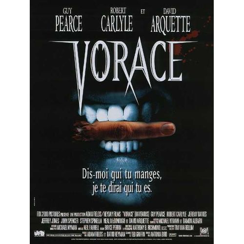 Vorace (Ravenous) - Vritable Affiche De Cinma Plie - Format 40x60 Cm - De Antonia Bird Avec Guy Pearce, Robert Carlyle, Jeremy Davies, Jeffrey Jones, David Arquette, John Spencer - 1999