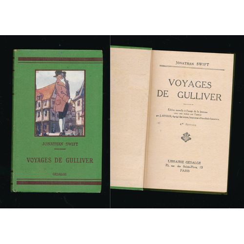 Voyages De Gulliver   de Jonathan Swift  Format Broch 