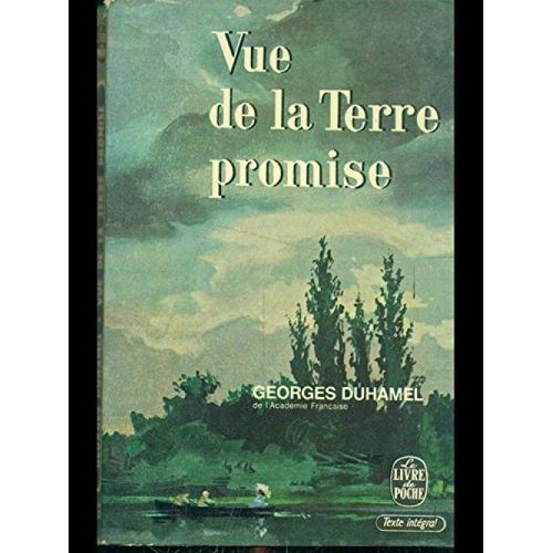 Vue De La Terre Promise   de georges duhamel  Format Reli 
