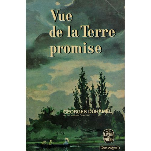 Vue De La Terre Promise / Duhamel, Georges / Rf8709   de georges duhamel  Format Poche 