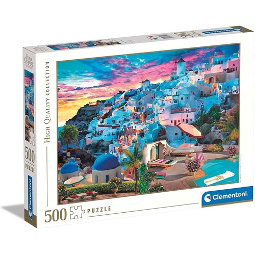 Vue Sur La Grce Puzzle De 500 Pices - Jeu De Patience Et De Rflexion
