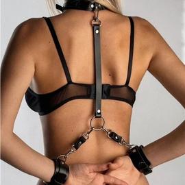 W-B de bondage rotique pour adulte menottes SM appareil de torture  ajustement esclave femelle set de cou sex toys pour adulte