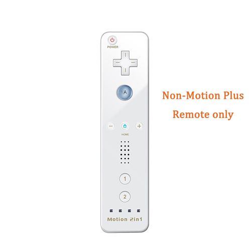 W Distant Sans Mouvement - Tlcommande Motion Plus Intgre Pour Nintendo Wii, Tlcommande Wii, Manette De Jeu Sans Fil, Manette Dahchuck Wii Motion Plus