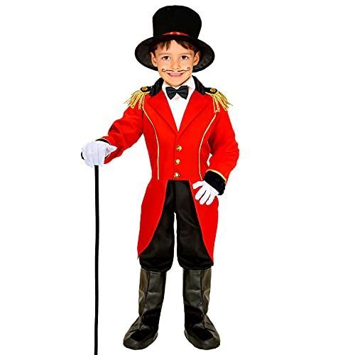 W Widmann-48467 Widmann 48467 - Costume De Directeur Du Cirque, Frack, Dompter, Fete A Theme, Carnaval, 10206404, Multicolore, 140 Cm
