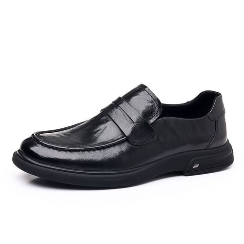 Waerta-Chaussures En Cuir Vritable De Style Britannique Pour Hommes,Mocassins Dcontracts,Chaussures Formelles,Confortables,Rendez-Vous D'affaires,Haute Qualit - 39