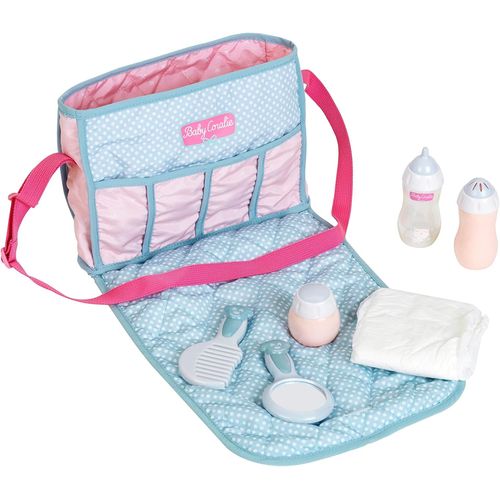 wagner-1653 Baby Coralie Sac  Langer Pour Poupes | Accessoires: Biberon,Couche,Bote  Pommade (Factice) Etc... | Jouet Pour Enfants  Partir De 3 Ans