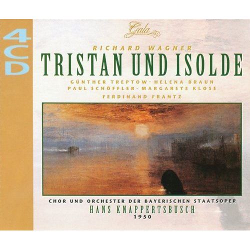 Tristan Und Isolde Avec Gnther Treptow Helena Braun Margarete Klose Ferdinand Frantz Paul Schffler Bender Kuen Peter Choeur Et Orchestre De Bavire Dir Hans Knappertsbusch Enr Studio 1950 - Richard Wagner